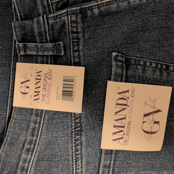 NWT Gloria Vanderbilt Amanda Slimming Jeans Size 12 - Picture 5 of 9